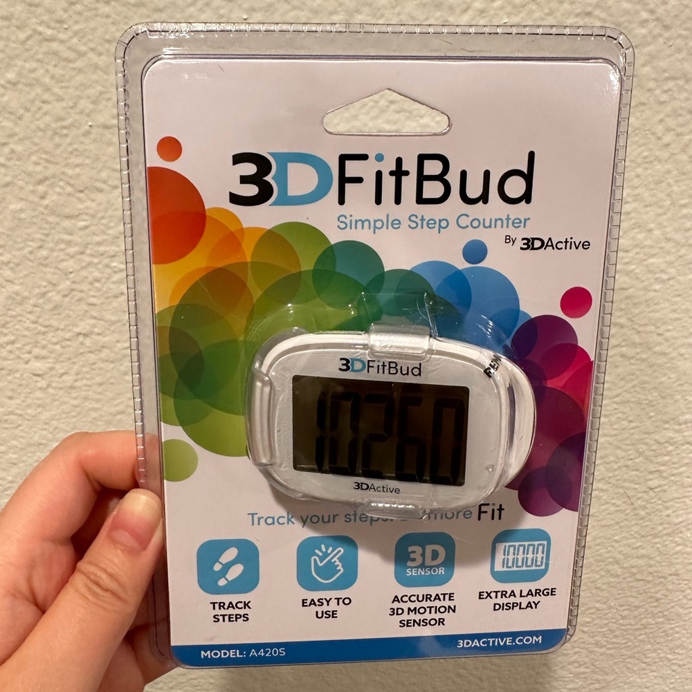 🆕 Amazon: White Pedometer / Simple Step Counter
